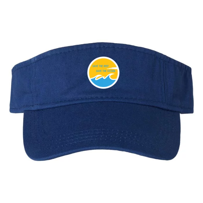 Save The Reef Save The Ocean Coral Gift Valucap Bio-Washed Visor