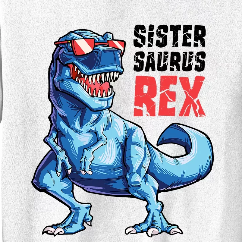 Sistersaurus T Rex Dinosaur Sister Saurus Family Matching Sweatshirt