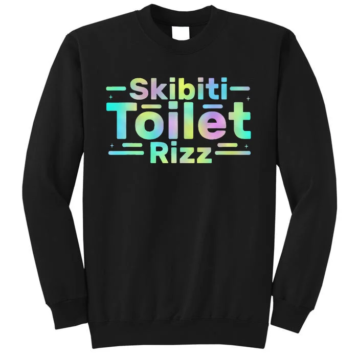 Skibiti Toilet Rizz Funny Meme Humor Sarcasm Brain Rot Sweatshirt