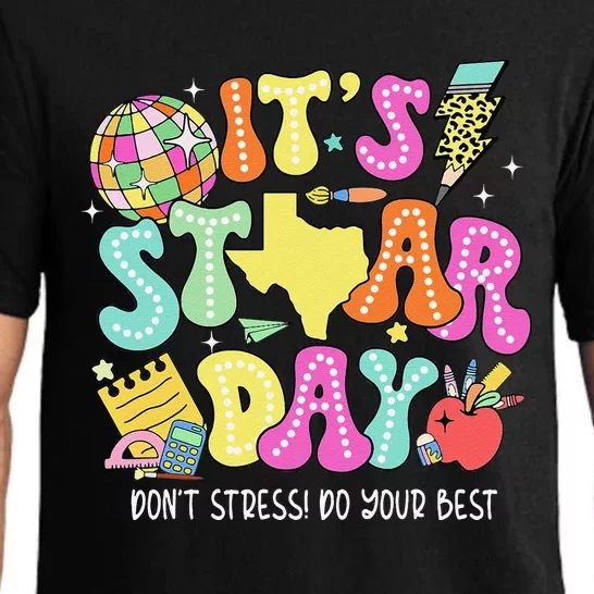 State Testing Retro ItS Staar Day DonT Stress Do Your Best Pajama Set