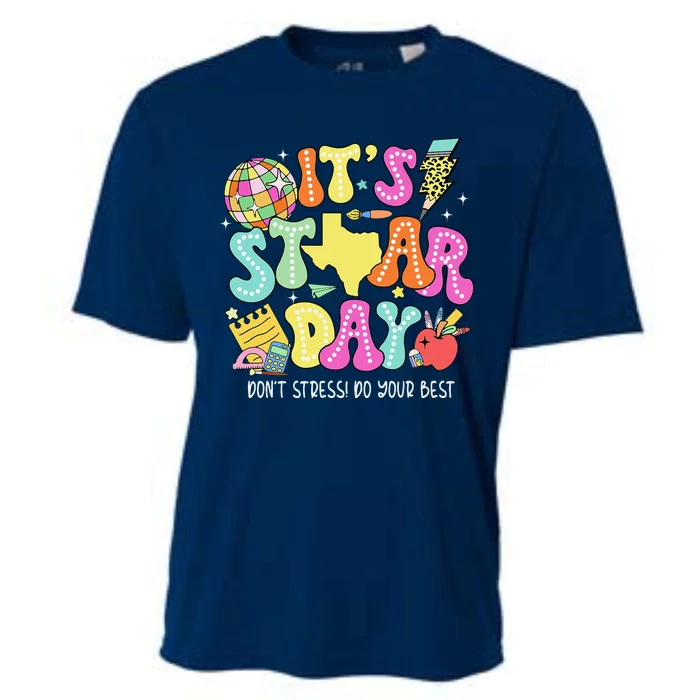 State Testing Retro ItS Staar Day DonT Stress Do Your Best Cooling Performance Crew T-Shirt