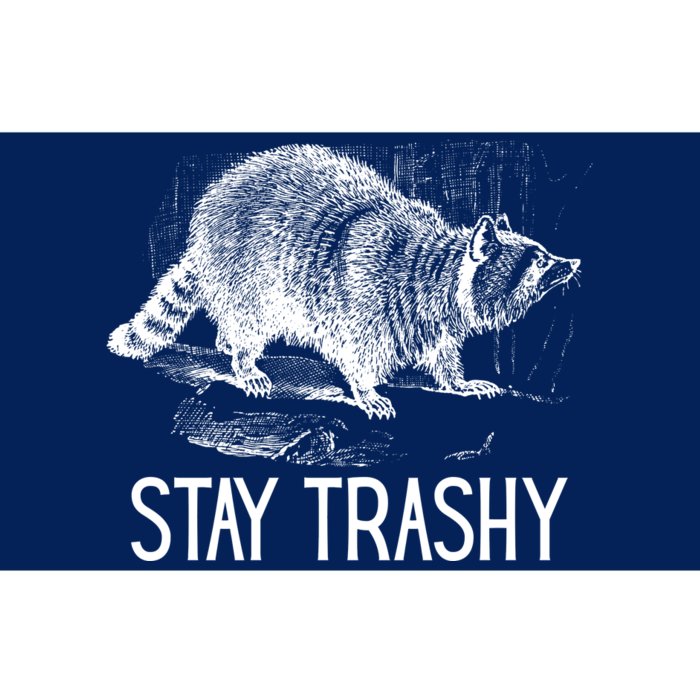 Stay Trashy Raccoon Funny Meme Bumper Sticker