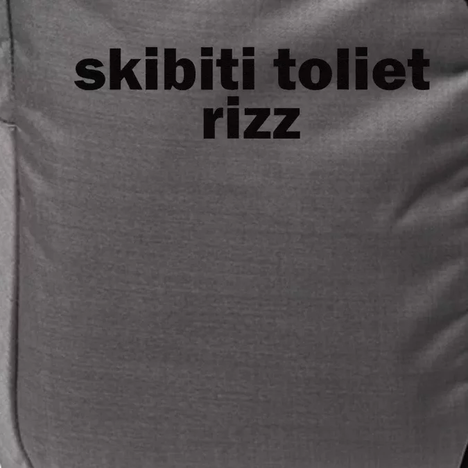 Skibiti Toilet Rizz Funny Viral Influencer Brain Rot Slang Impact Tech Backpack