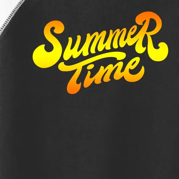 Summer Time Retro Toddler Fine Jersey T-Shirt