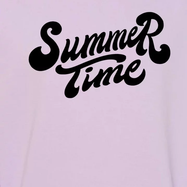 Summer Time Retro Garment-Dyed Sweatshirt