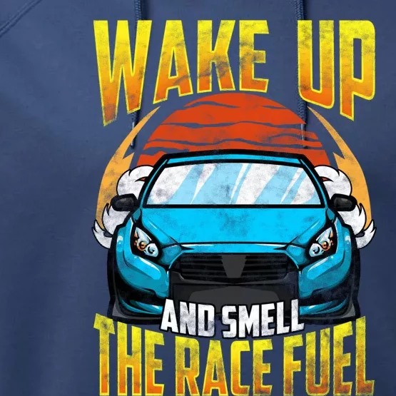 Smell The Race Fuel Car/auto Drag Racing Hot Rod Gift Meaningful Gift Performance Fleece Hoodie