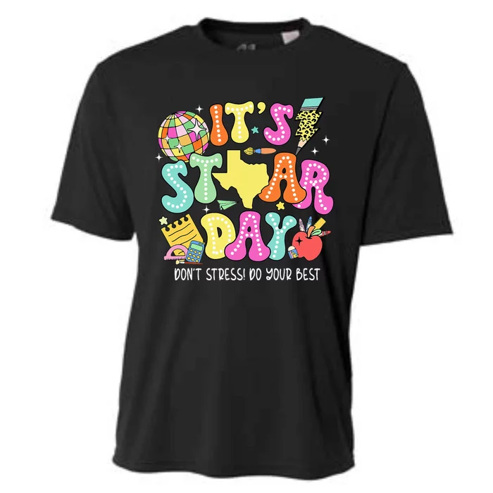 State Testing Retro ItS Staar Day DonT Stress Do Your Best Cooling Performance Crew T-Shirt