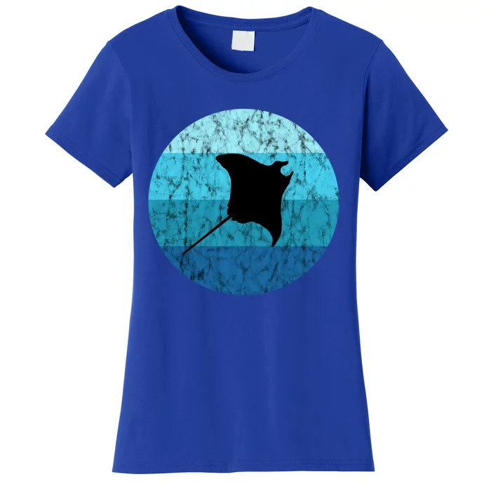 Stingray Ta Ray Retro Vintage Ocean Water Animal Gift Women's T-Shirt