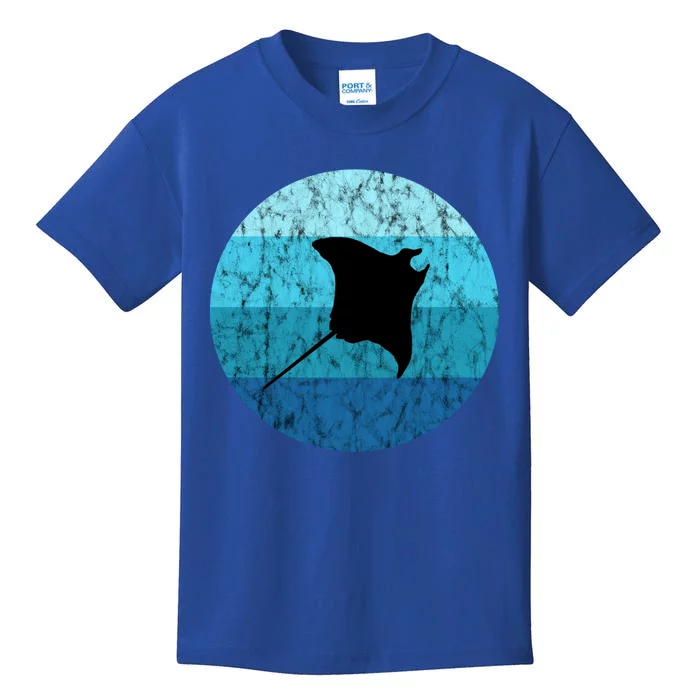 Stingray Ta Ray Retro Vintage Ocean Water Animal Gift Kids T-Shirt