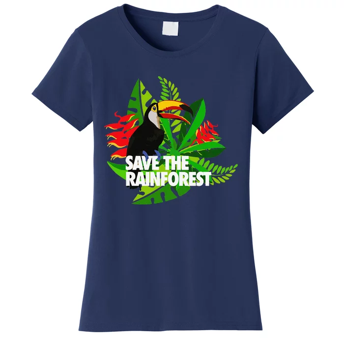 Save The Rainforest Earth Day Environmental Women's T-Shirt