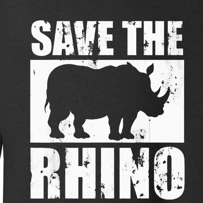 Save The Rhino Toddler Sweatshirt