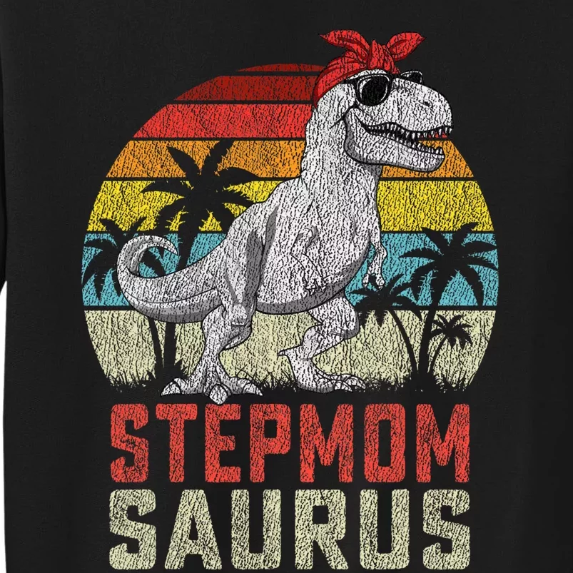 Stepmomsaurus T Rex Dinosaur Stepmom Saurus MotherS Family Sweatshirt