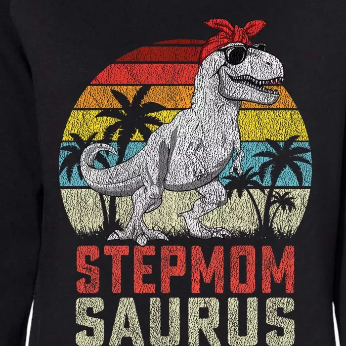 Stepmomsaurus T Rex Dinosaur Stepmom Saurus MotherS Family Womens California Wash Sweatshirt