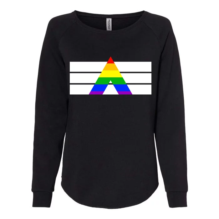 Straight Ally Pride Flag Womens California Wash Sweatshirt