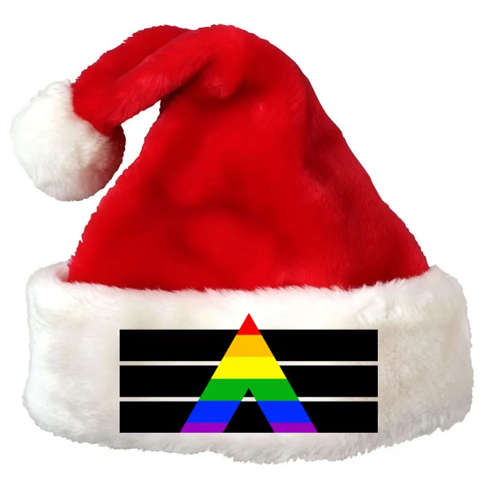 Straight Ally Pride Flag Premium Christmas Santa Hat