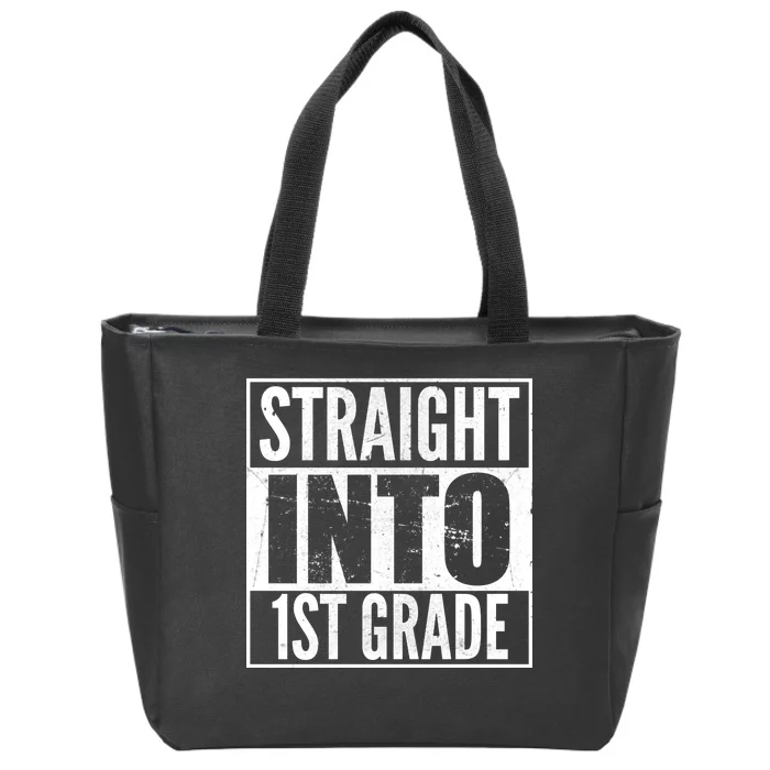 Straight Into 1st Grade Zip Tote Bag