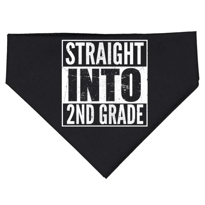 Straight Into 2nd Grade USA-Made Doggie Bandana