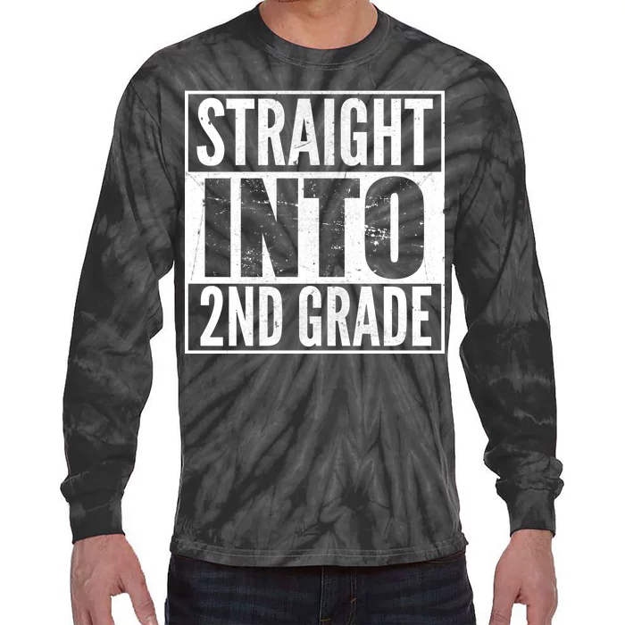 Straight Into 2nd Grade Tie-Dye Long Sleeve Shirt