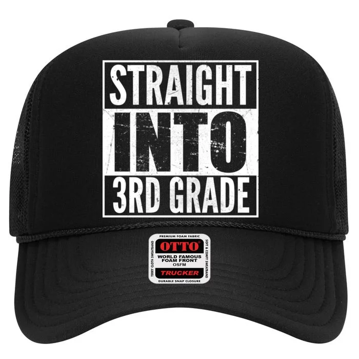 Straight Into 3rd Grade High Crown Mesh Trucker Hat