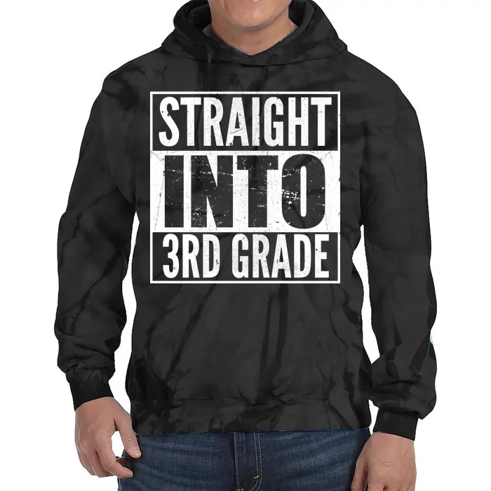 Straight Into 3rd Grade Tie Dye Hoodie