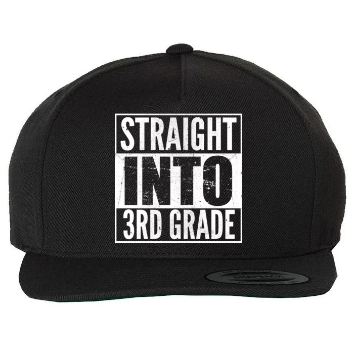 Straight Into 3rd Grade Wool Snapback Cap