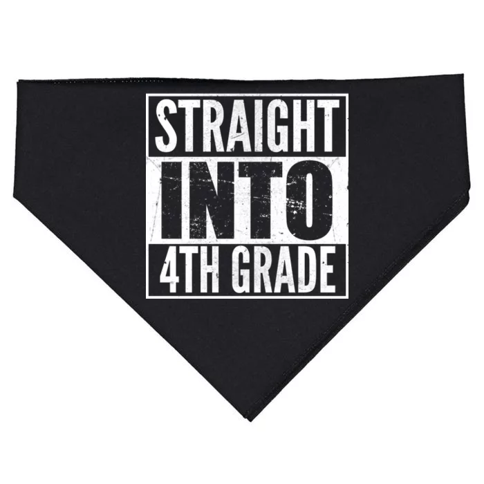 Straight Into 4th Grade USA-Made Doggie Bandana