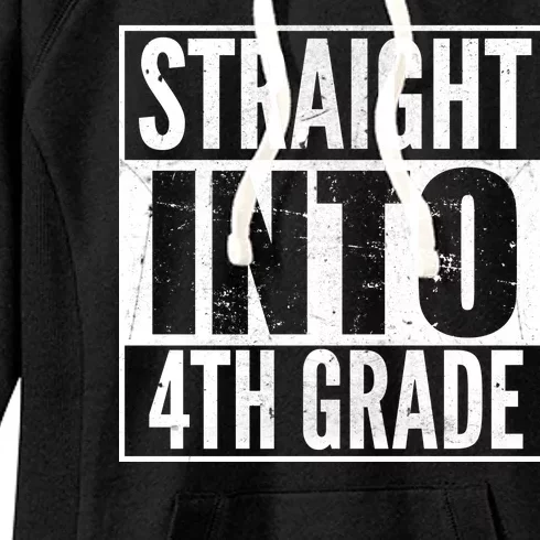 Straight Into 4th Grade Women's Fleece Hoodie