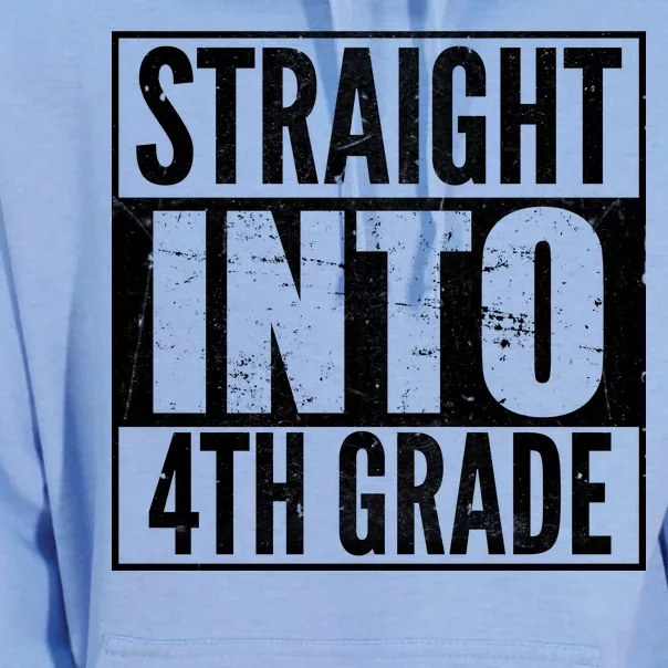 Straight Into 4th Grade Unisex Surf Hoodie