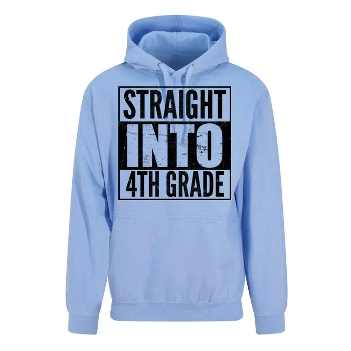 Straight Into 4th Grade Unisex Surf Hoodie