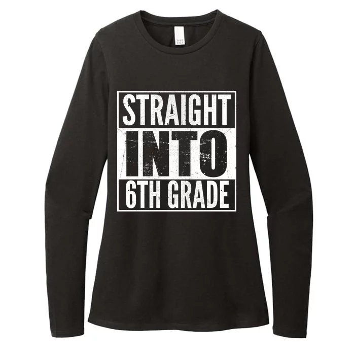 Straight Into 6th Grade Womens CVC Long Sleeve Shirt