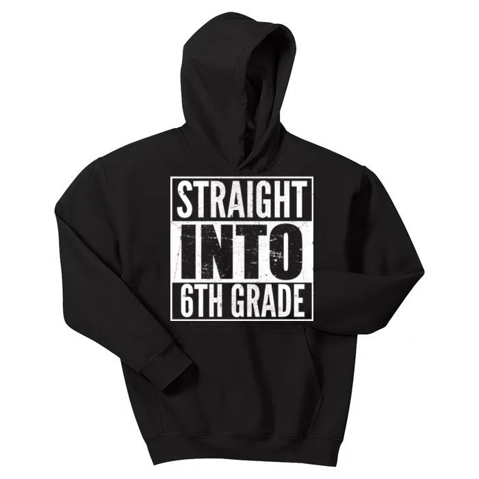 Straight Into 6th Grade Kids Hoodie