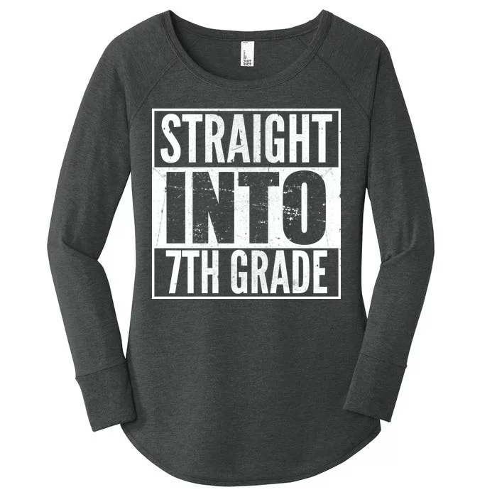 Straight Into 7th Grade Women's Perfect Tri Tunic Long Sleeve Shirt