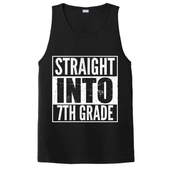 Straight Into 7th Grade Performance Tank