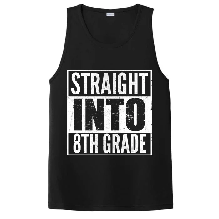 Straight Into 8th Grade Performance Tank