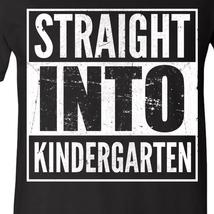 Straight Into Kindergarten V-Neck T-Shirt