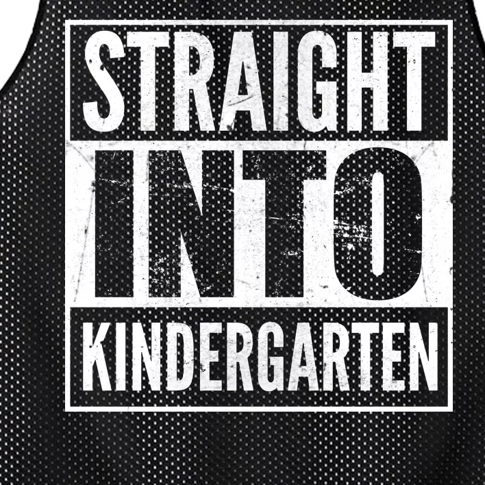 Straight Into Kindergarten Mesh Reversible Basketball Jersey Tank