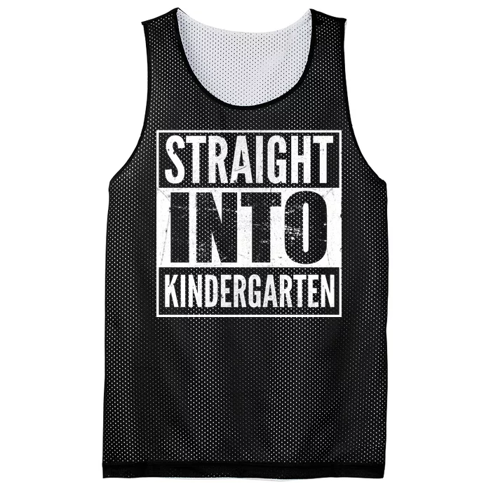 Straight Into Kindergarten Mesh Reversible Basketball Jersey Tank