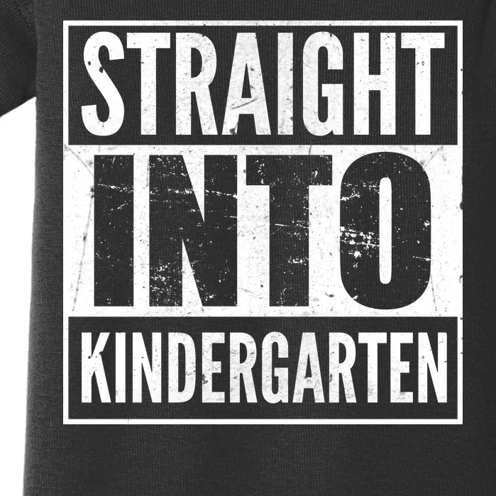 Straight Into Kindergarten Baby Bodysuit