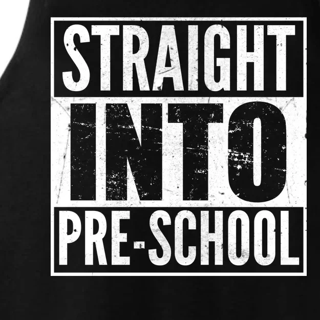 Straight Into Pre-School Ladies Tri-Blend Wicking Tank