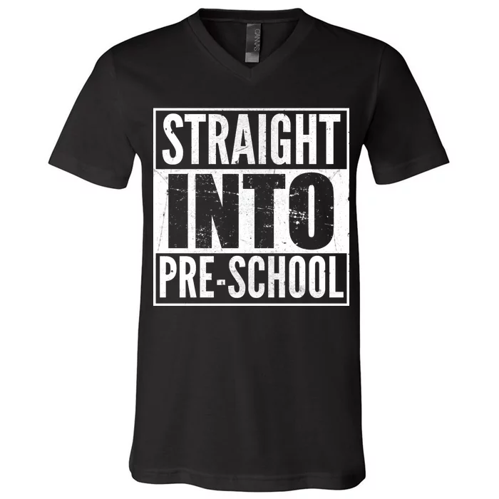 Straight Into Pre-School V-Neck T-Shirt