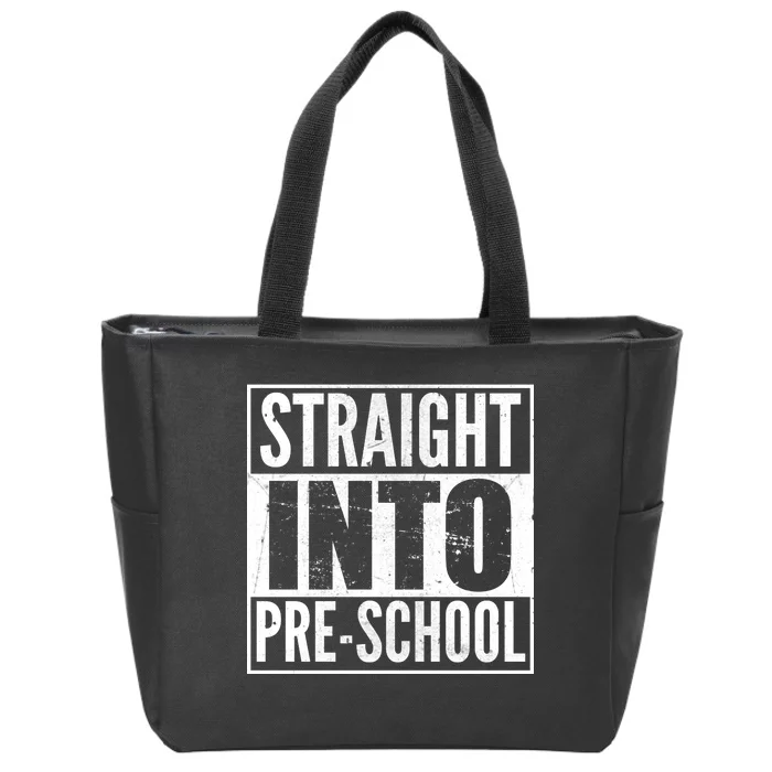 Straight Into Pre-School Zip Tote Bag