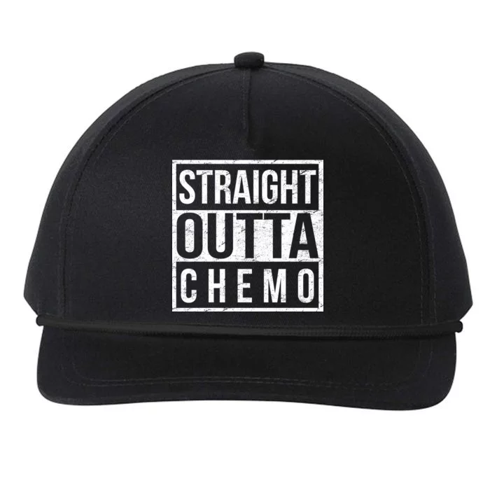 Straight Out of Chemo Snapback Five-Panel Rope Hat