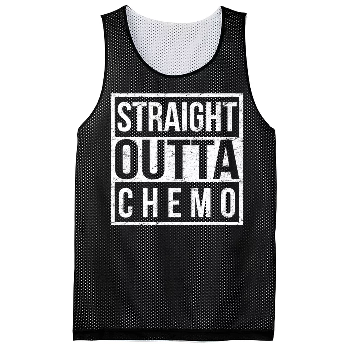 Straight Out of Chemo Mesh Reversible Basketball Jersey Tank