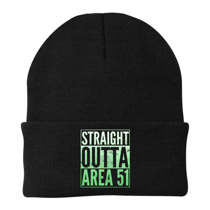 Straight Outta Area 51 Knit Cap Winter Beanie