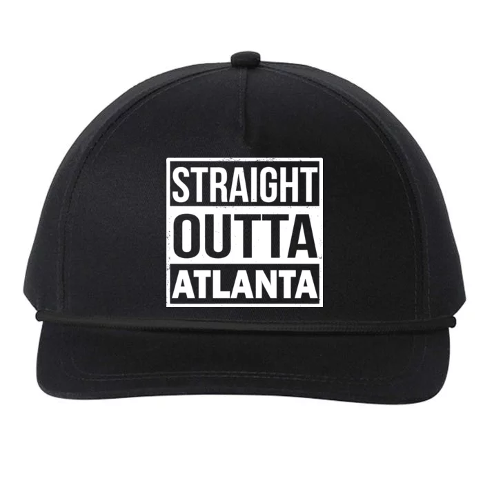 Straight Outta Atlanta Snapback Five-Panel Rope Hat