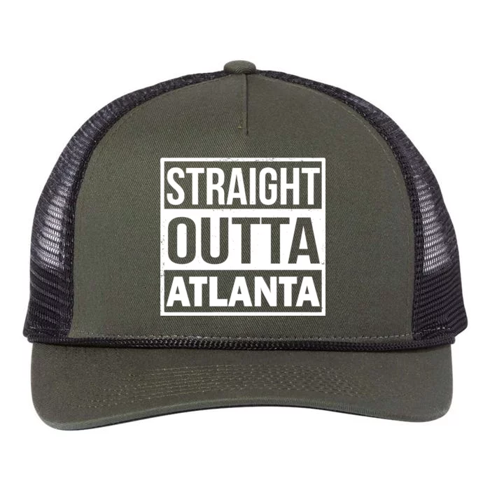 Straight Outta Atlanta Retro Rope Trucker Hat Cap