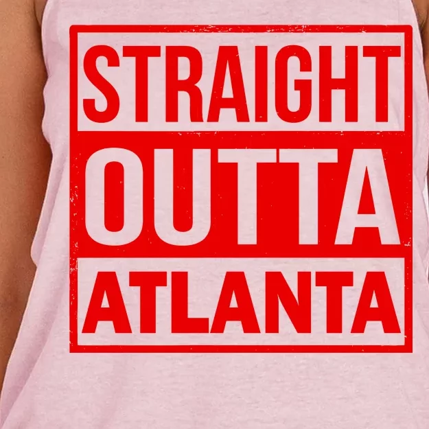 Straight Outta Atlanta Women's Knotted Racerback Tank