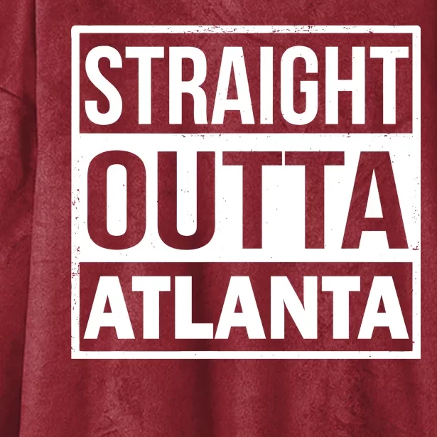 Straight Outta Atlanta Hooded Wearable Blanket