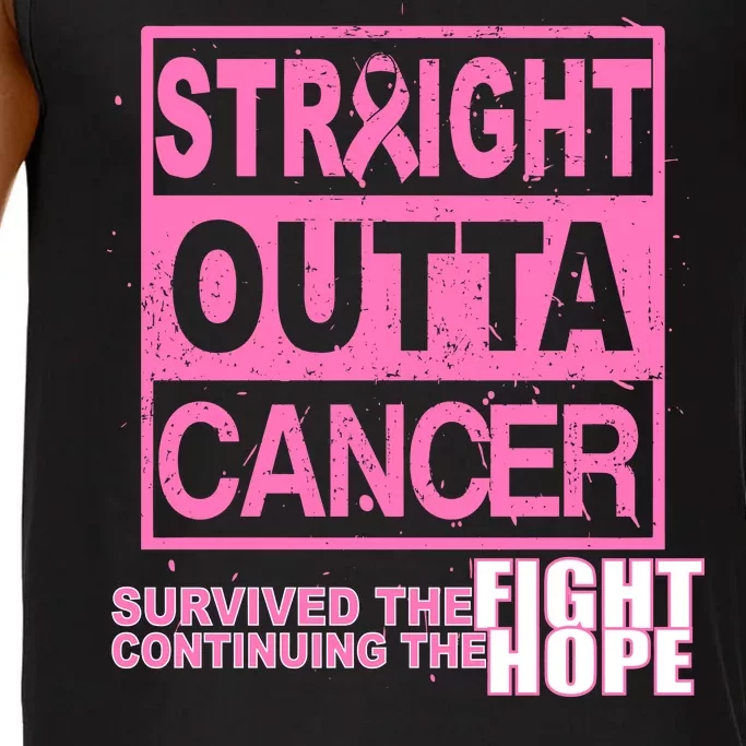 Straight Outta Breast Cancer Fight Hope Comfort Colors® Tank Top