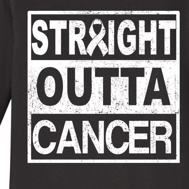 Straight Outta Cancer Baby Long Sleeve Bodysuit